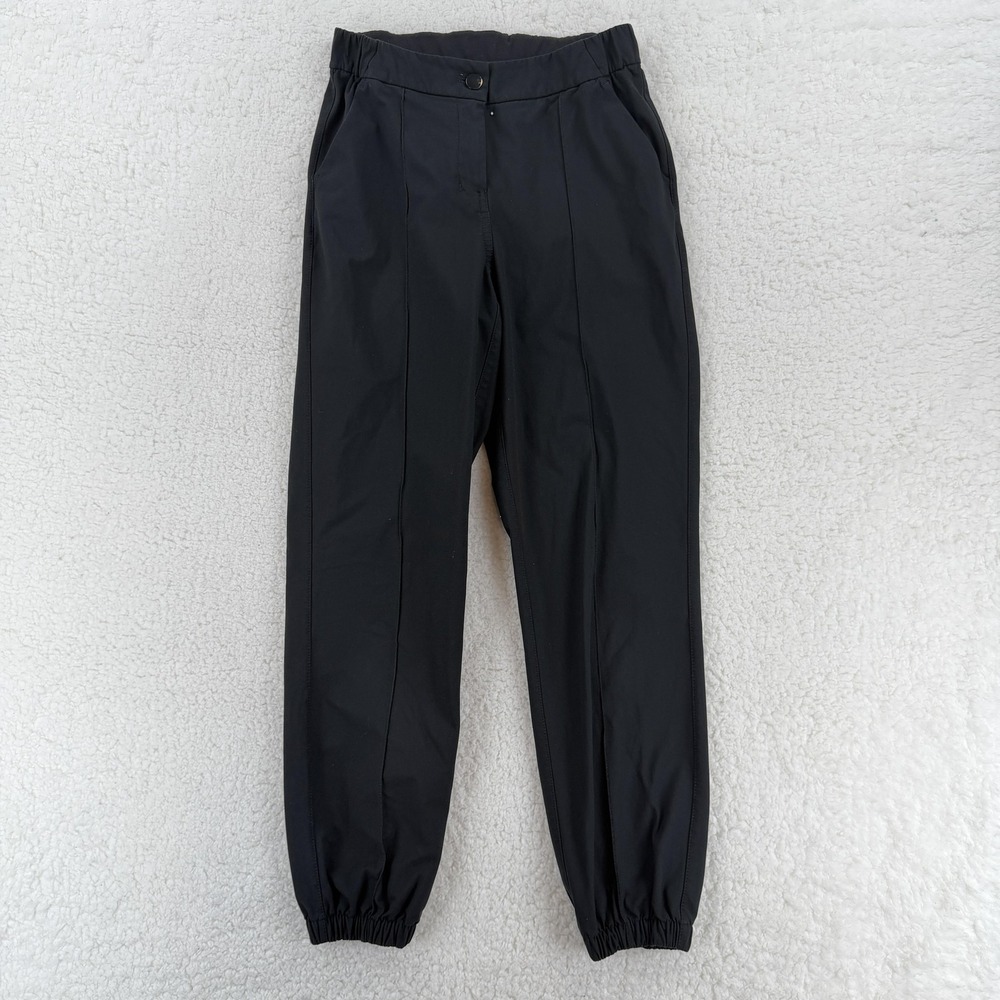 Lululemon Warpstreme HR Pants Womens‎ 25 Black Jogger Elastic Waist Athletic